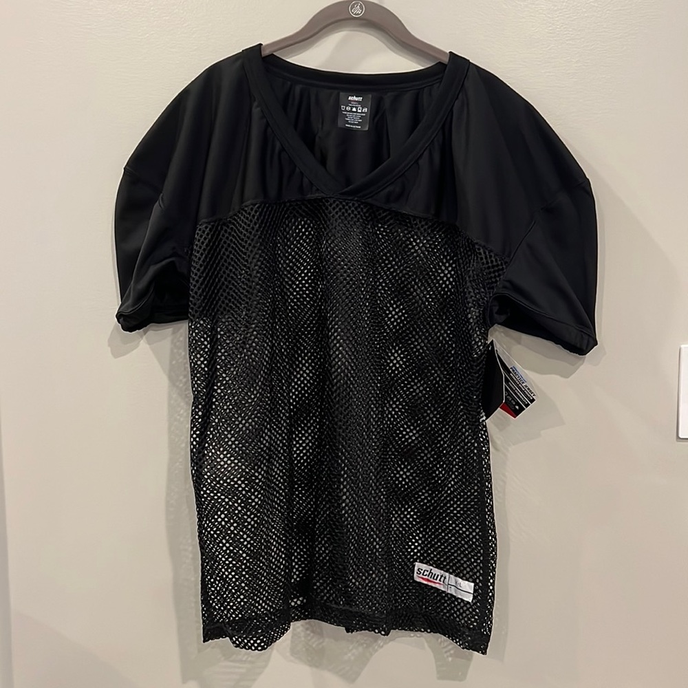 Brand NEW Schutt Varsity Football Practice Jersey Black Varsity L 100% Polyester